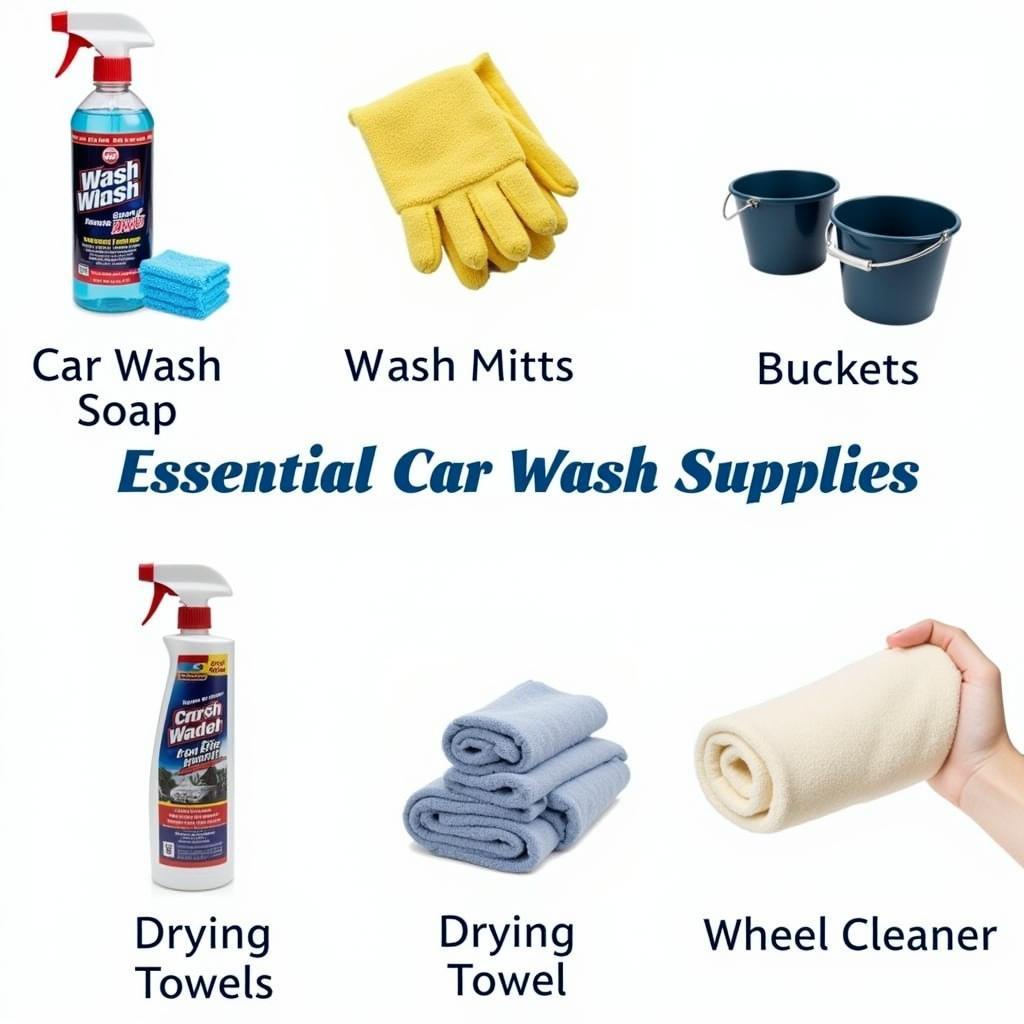 Essential Car Wash Supplies for a Thorough Cleaning