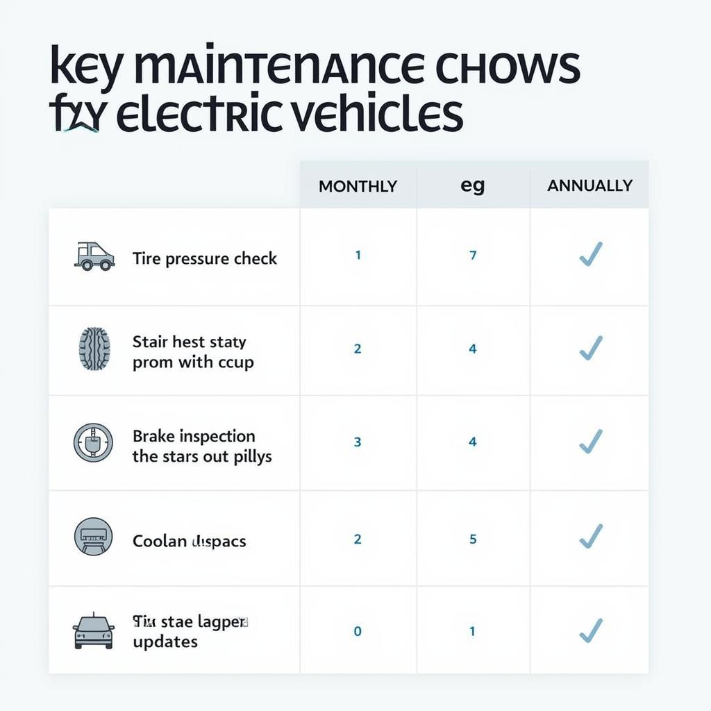 Electric Car Maintenance Checklist