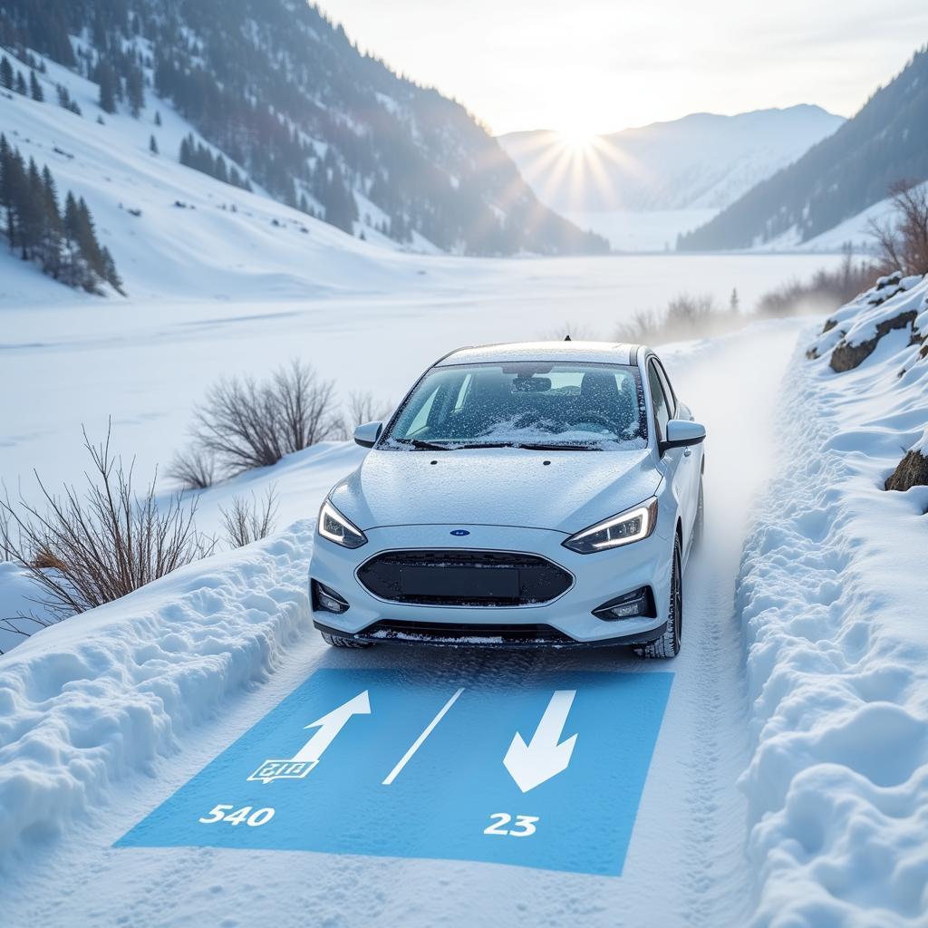 Electric Vehicle Performance in Winter Conditions