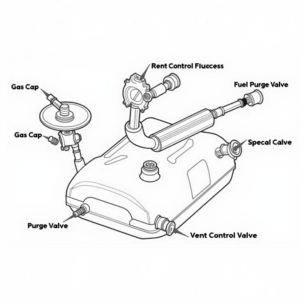 Evaporative Emission Control System Components Diagram