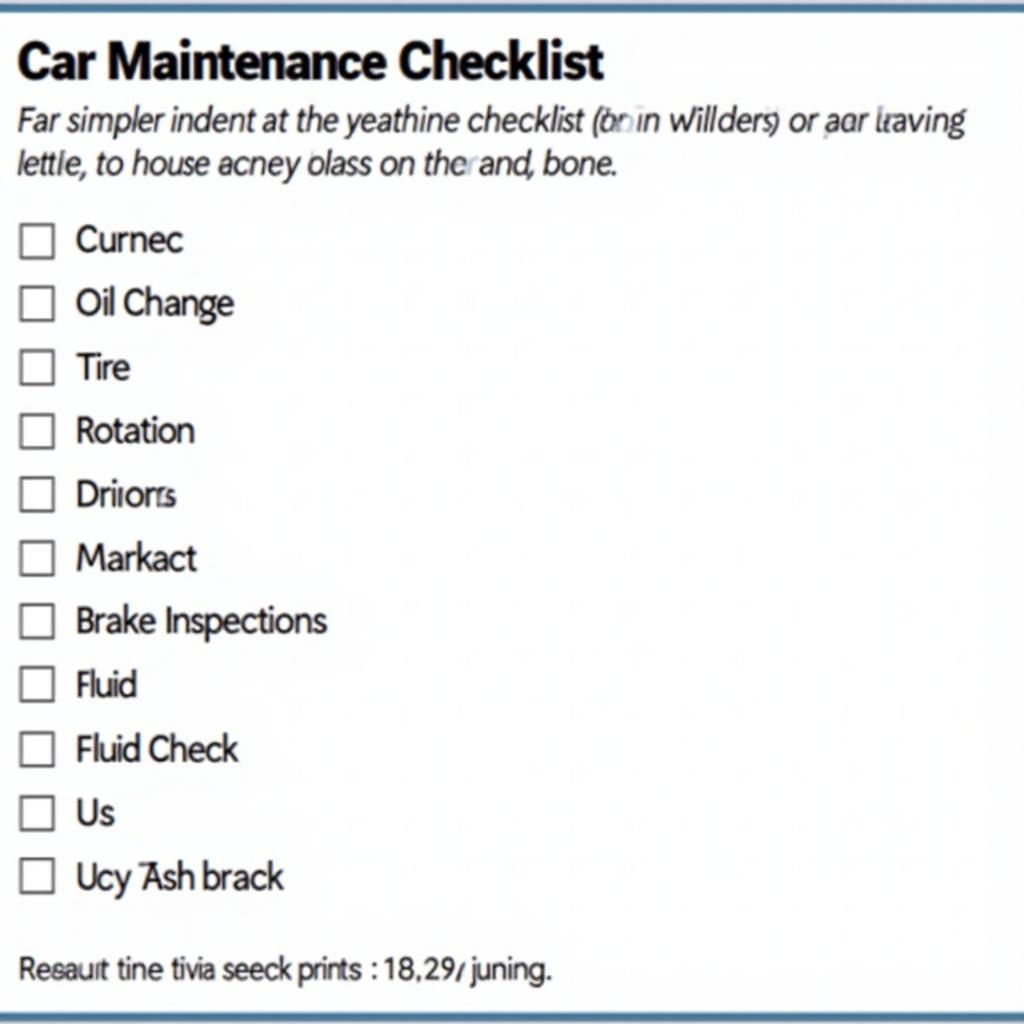 Essential Car Maintenance Checklist in Excelsior Springs