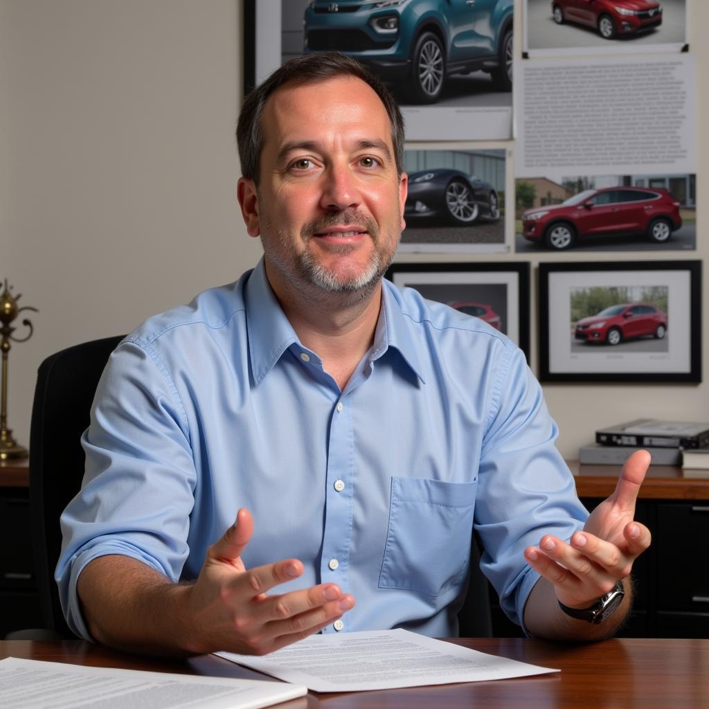 Automotive Expert Providing Car Warranty Advice