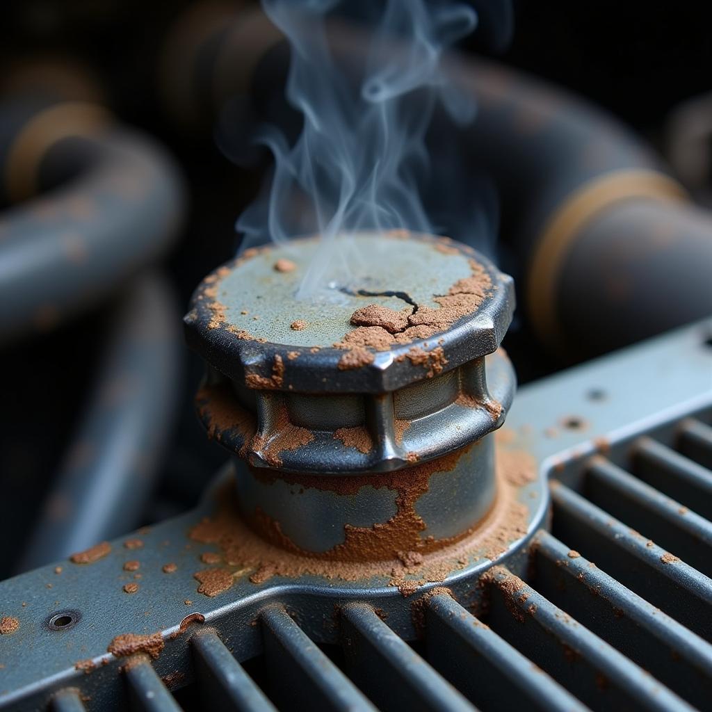 Faulty Radiator Cap Leading to Overheating