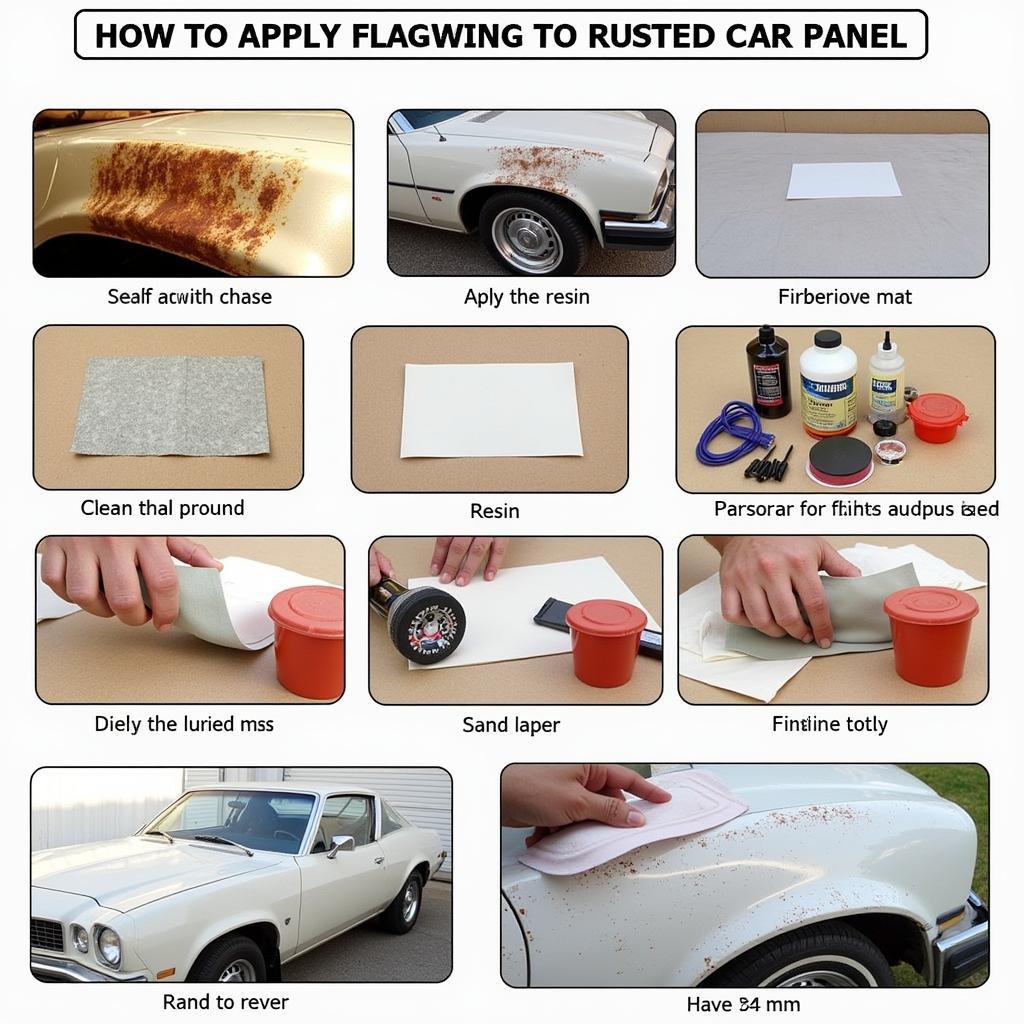 Fiberglass Car Rust Repair Process