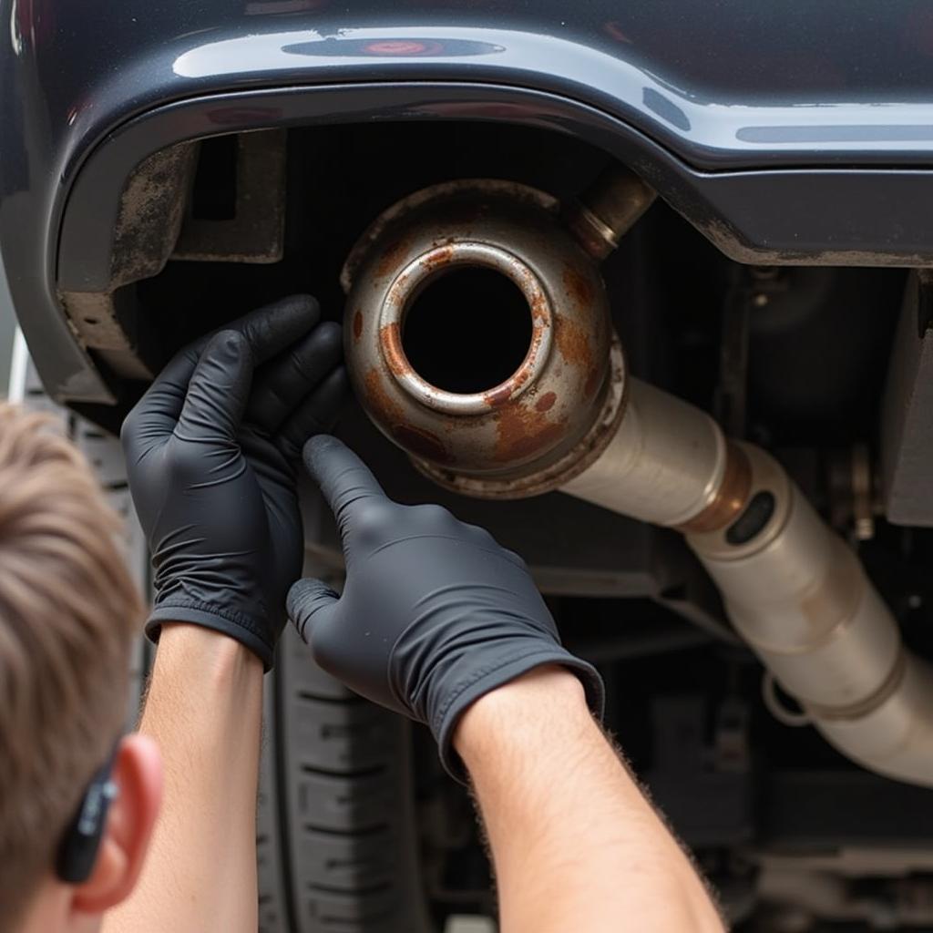 Visual Inspection of Car Muffler