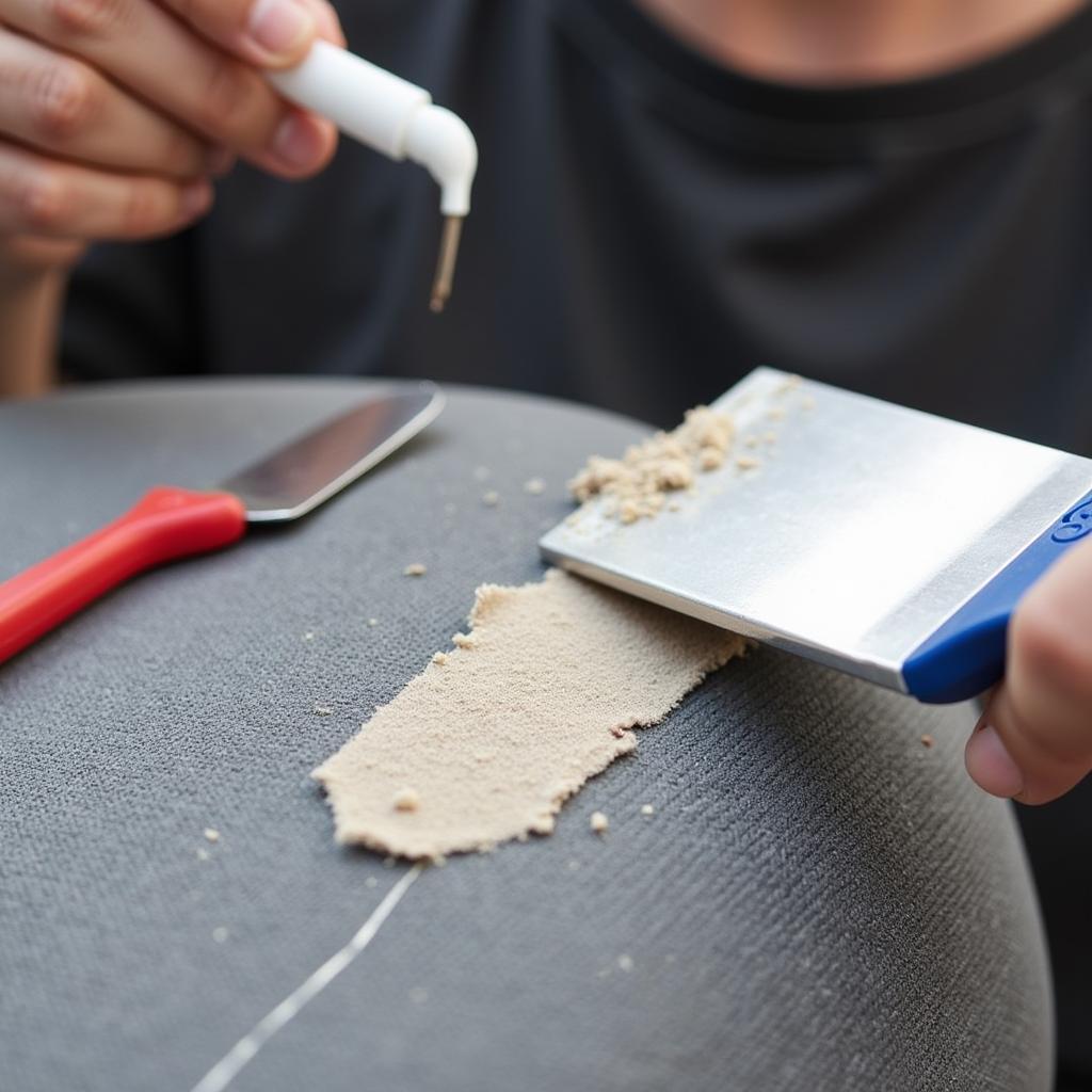 Repairing Torn Car Seat Upholstery