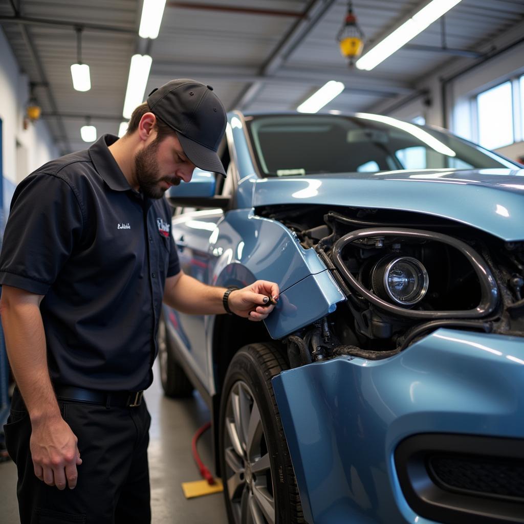 Inspecting a Fixed Car with a Salvage Title