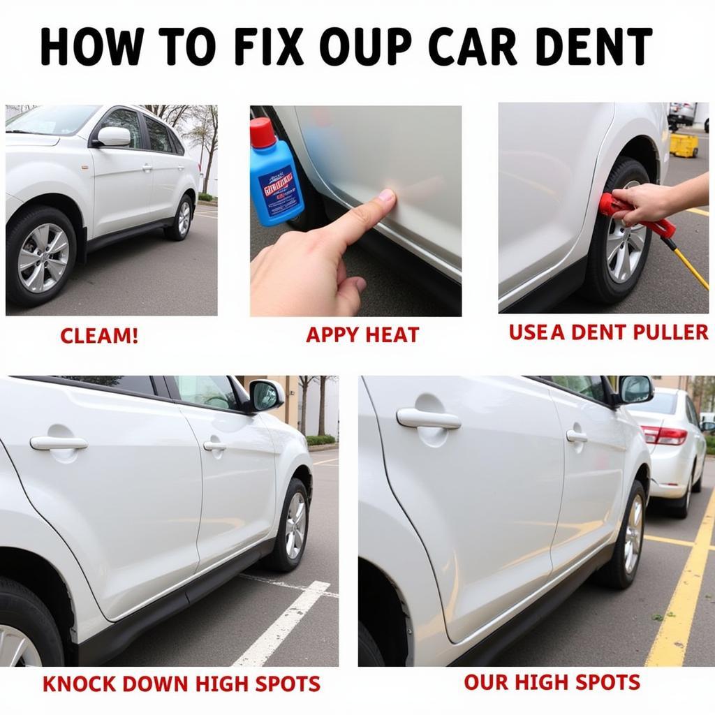 Step-by-Step Car Dent Repair Process