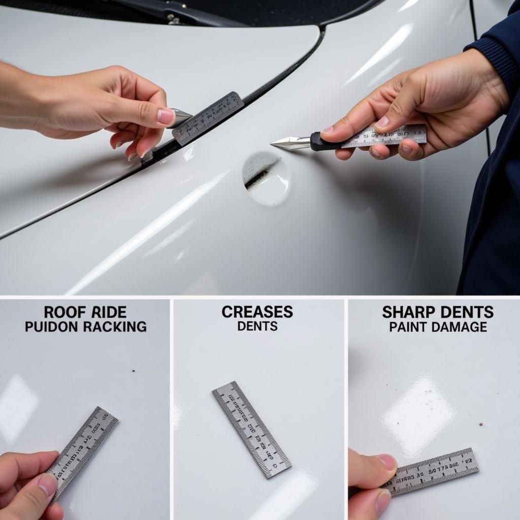 Assessing Car Roof Dent Damage