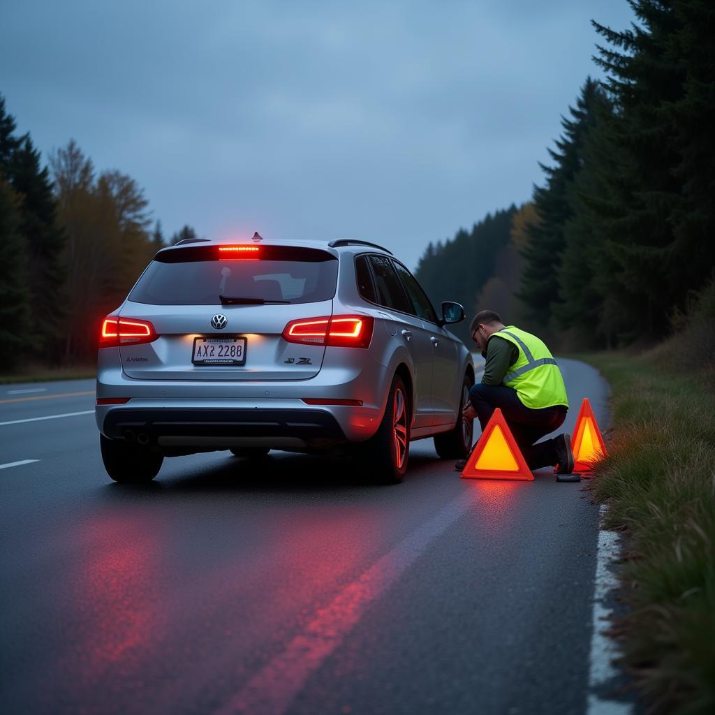 Fixing a Flat Tire: Safety Precautions