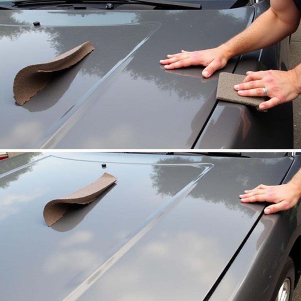 Fixing Peeling Clear Coat on a Car