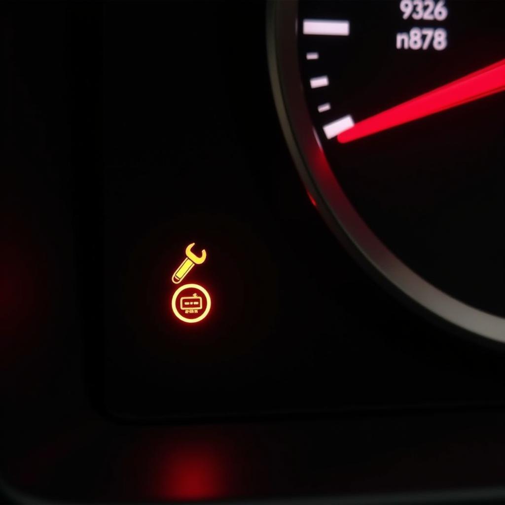 Toyota Dashboard Showing Flashing Maintenance Required Light