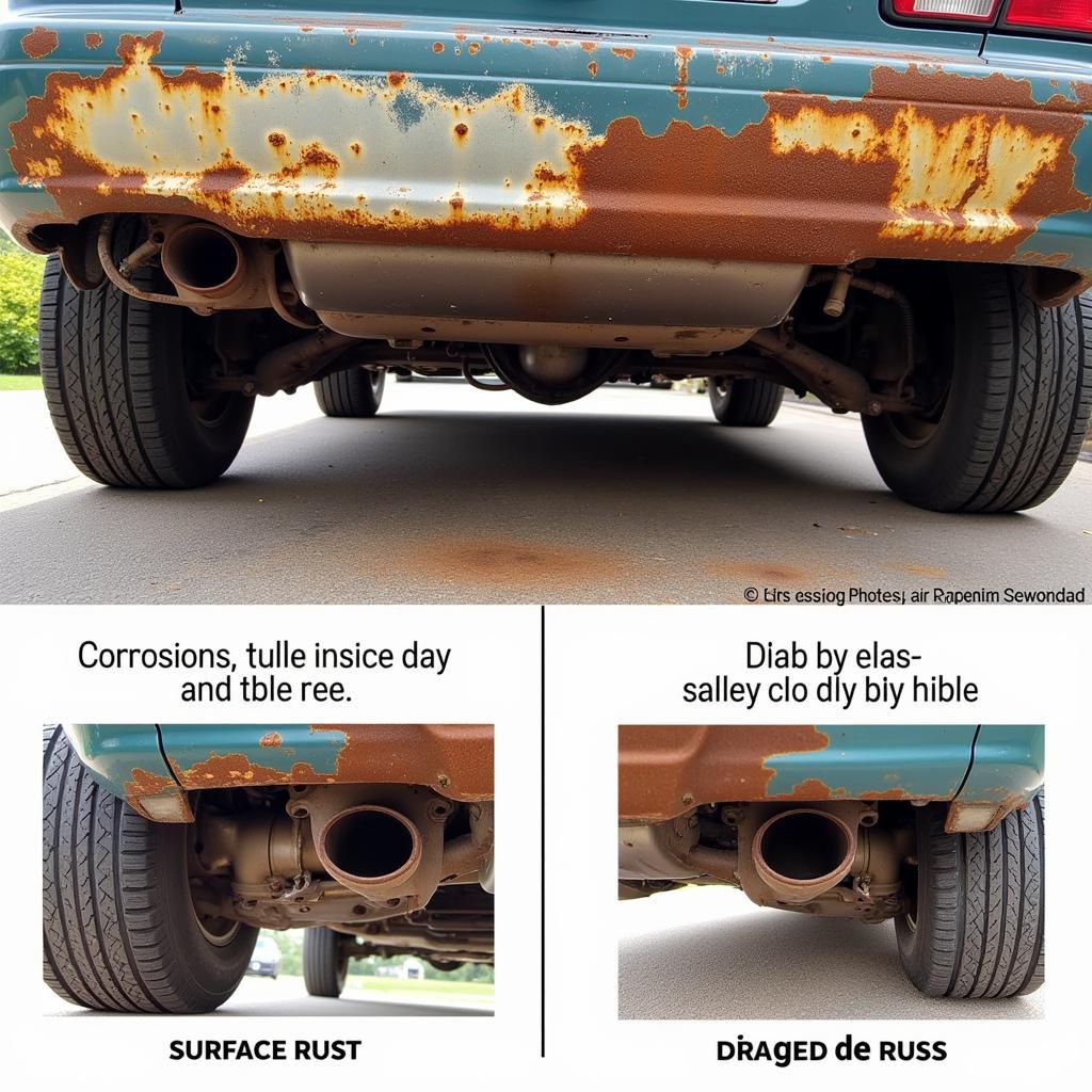 Corrosion Damage on a Florida Car