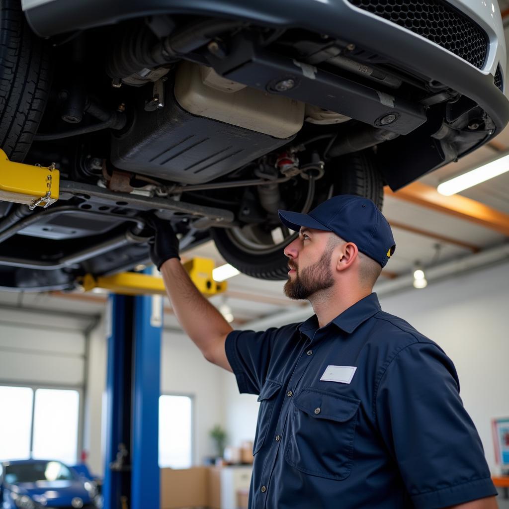 Fluid Leak Detection in Car Rental Maintenance