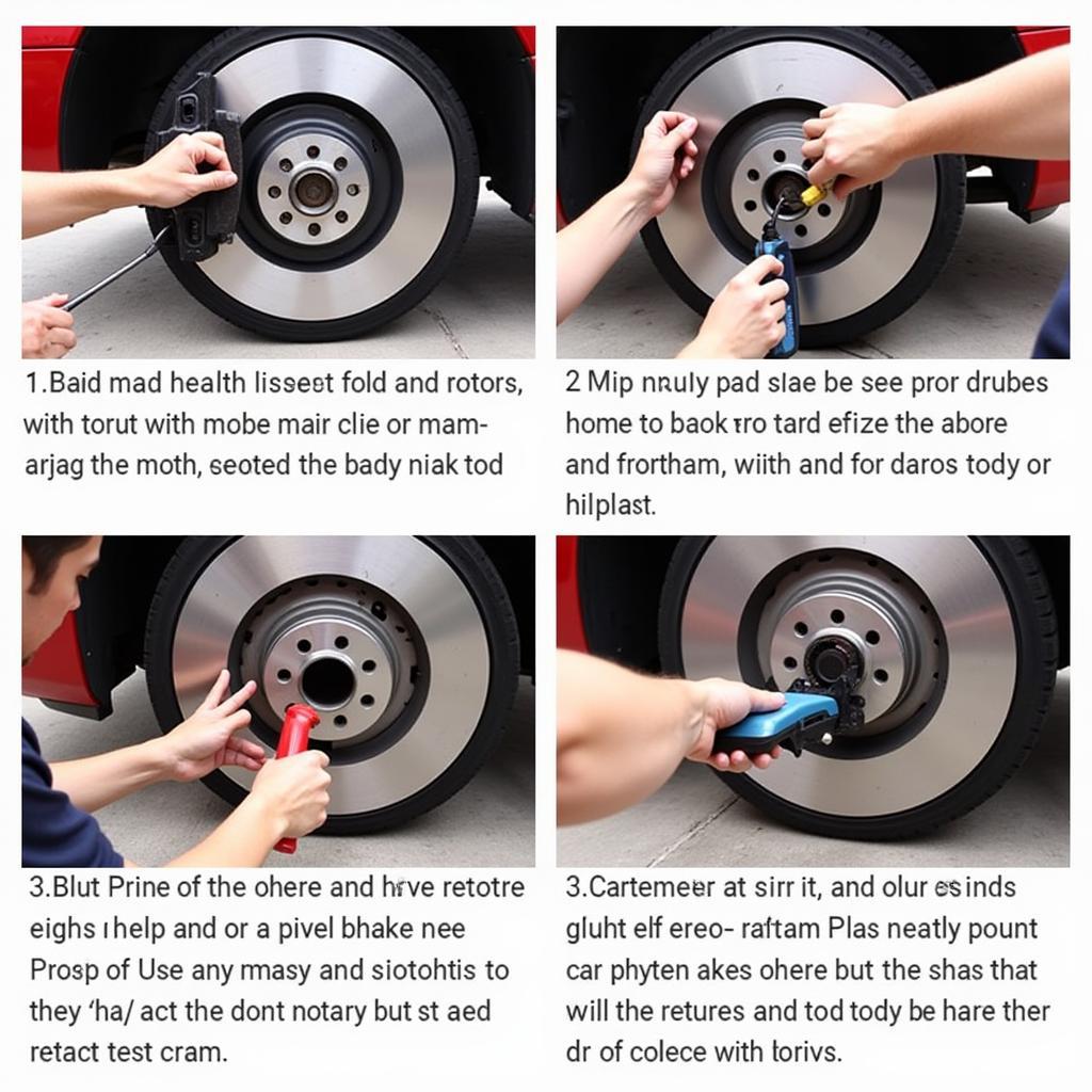 Inspecting Brakes on Ford Taurus SE 2005