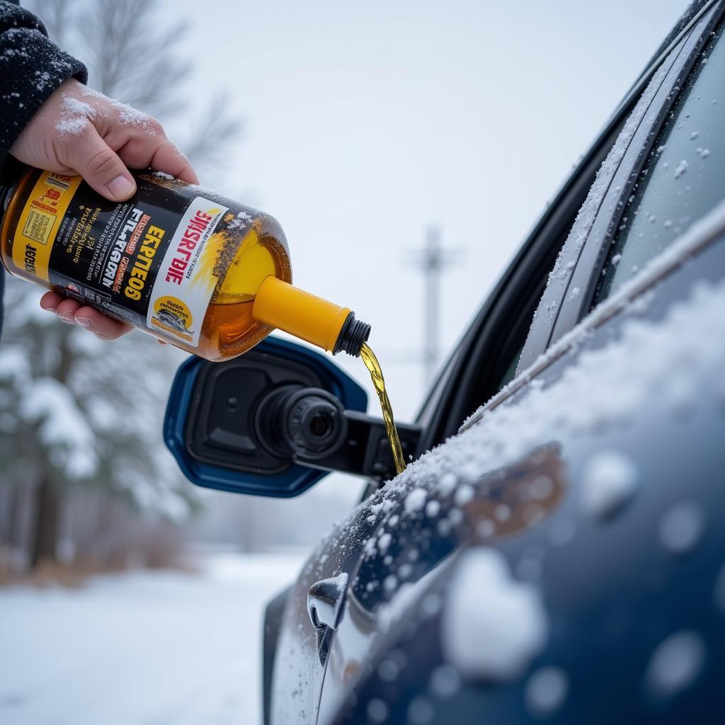 Preventing frozen fuel lines in winter