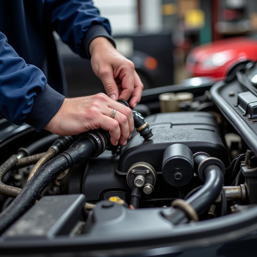 Performing Car Fuel Line Maintenance