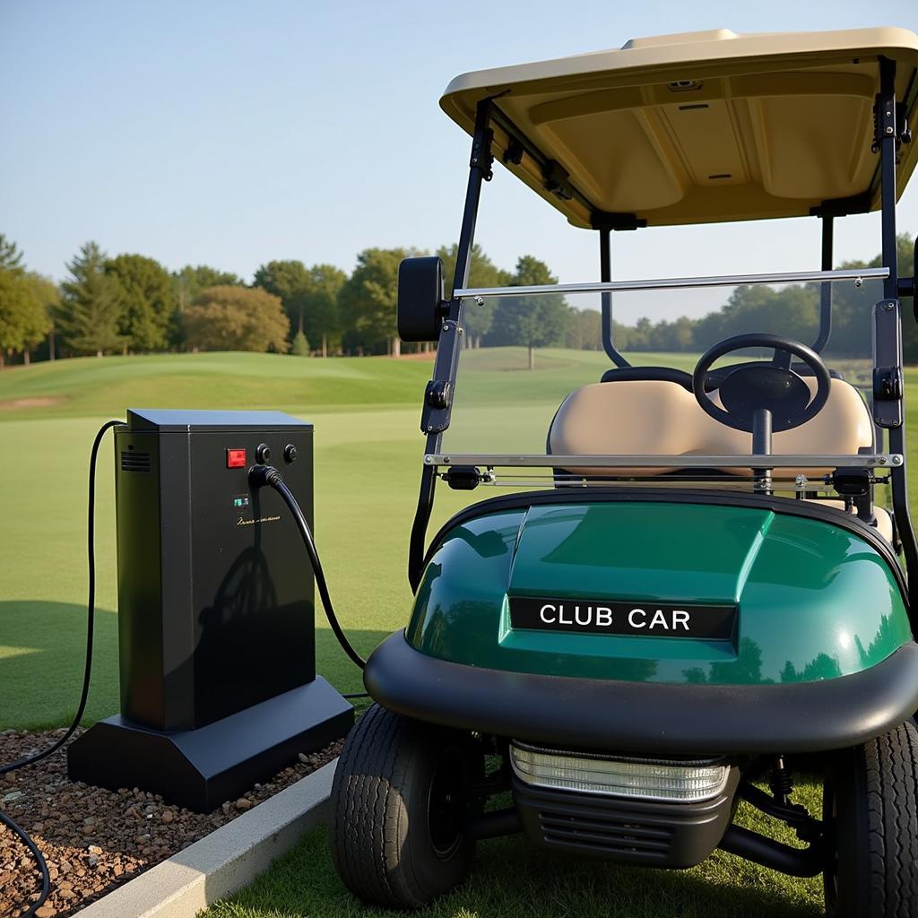 Fully Charged Club Car Ready for Use