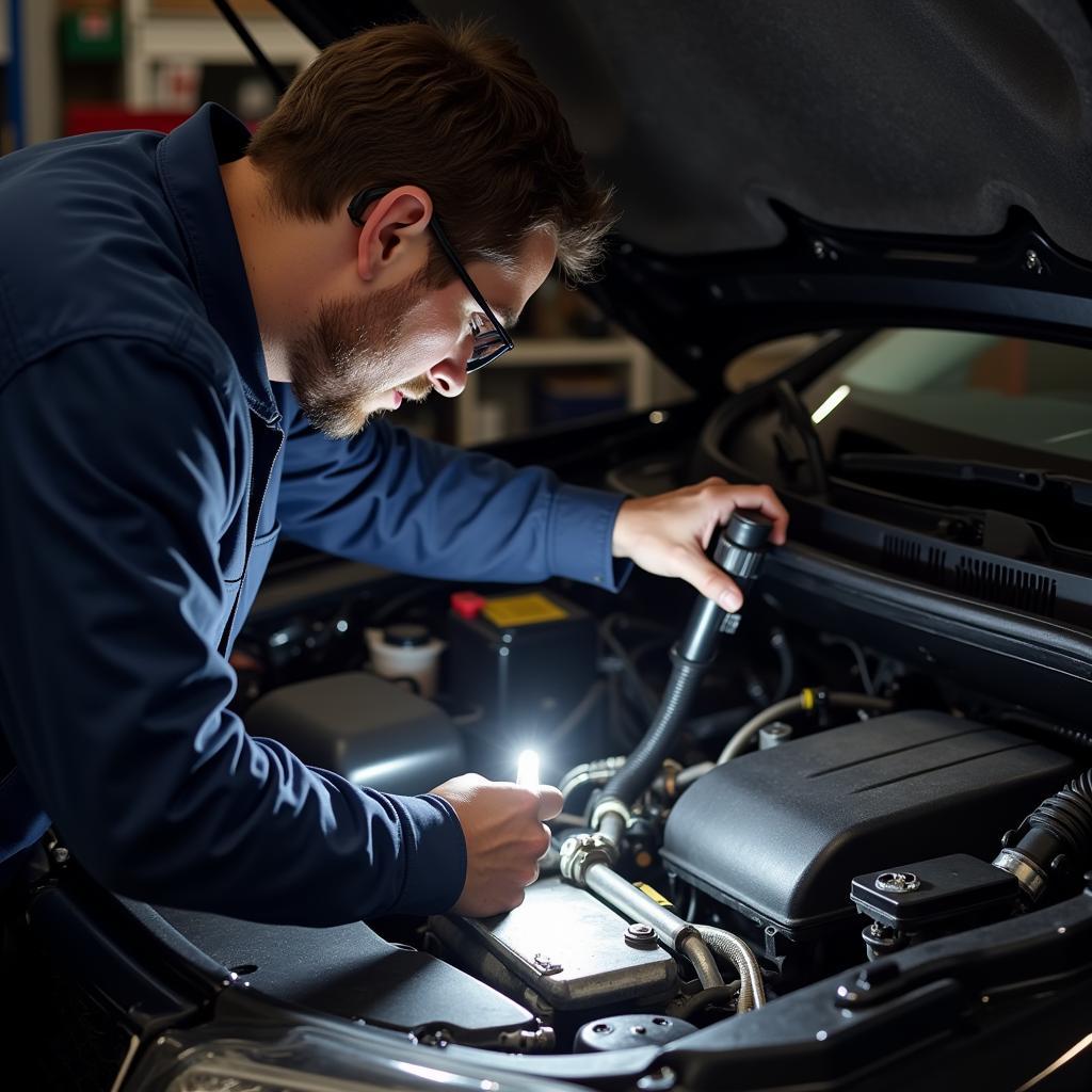 Detecting a Gas Line Leak in a Car