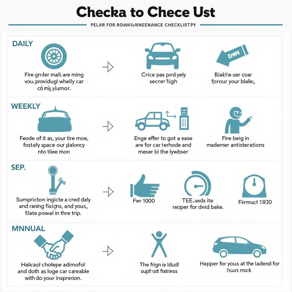 Good Year Car Maintenance Checklist