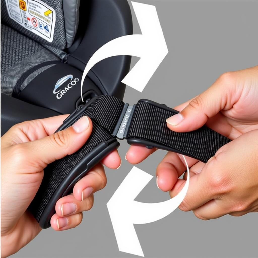 Correct Alignment of Graco Car Seat Buckle