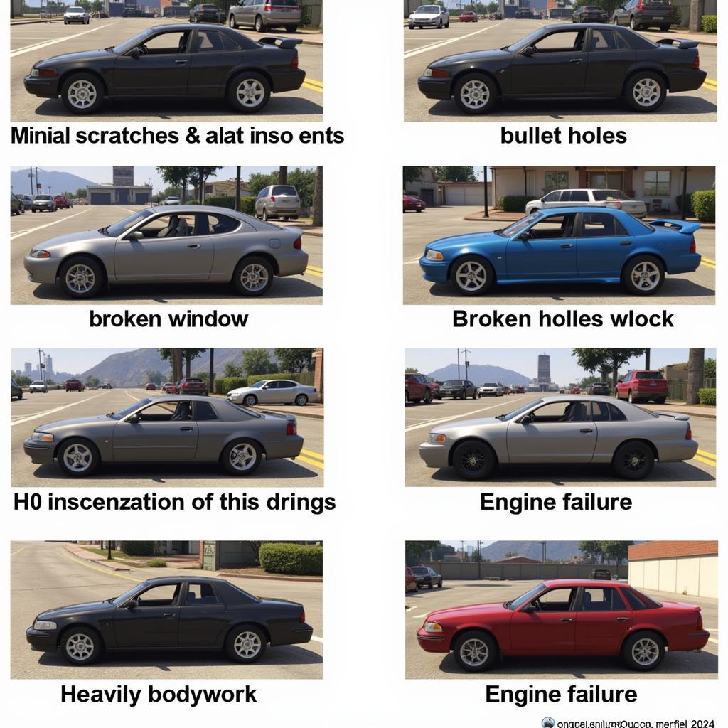 Types of Car Damage in GTA 5