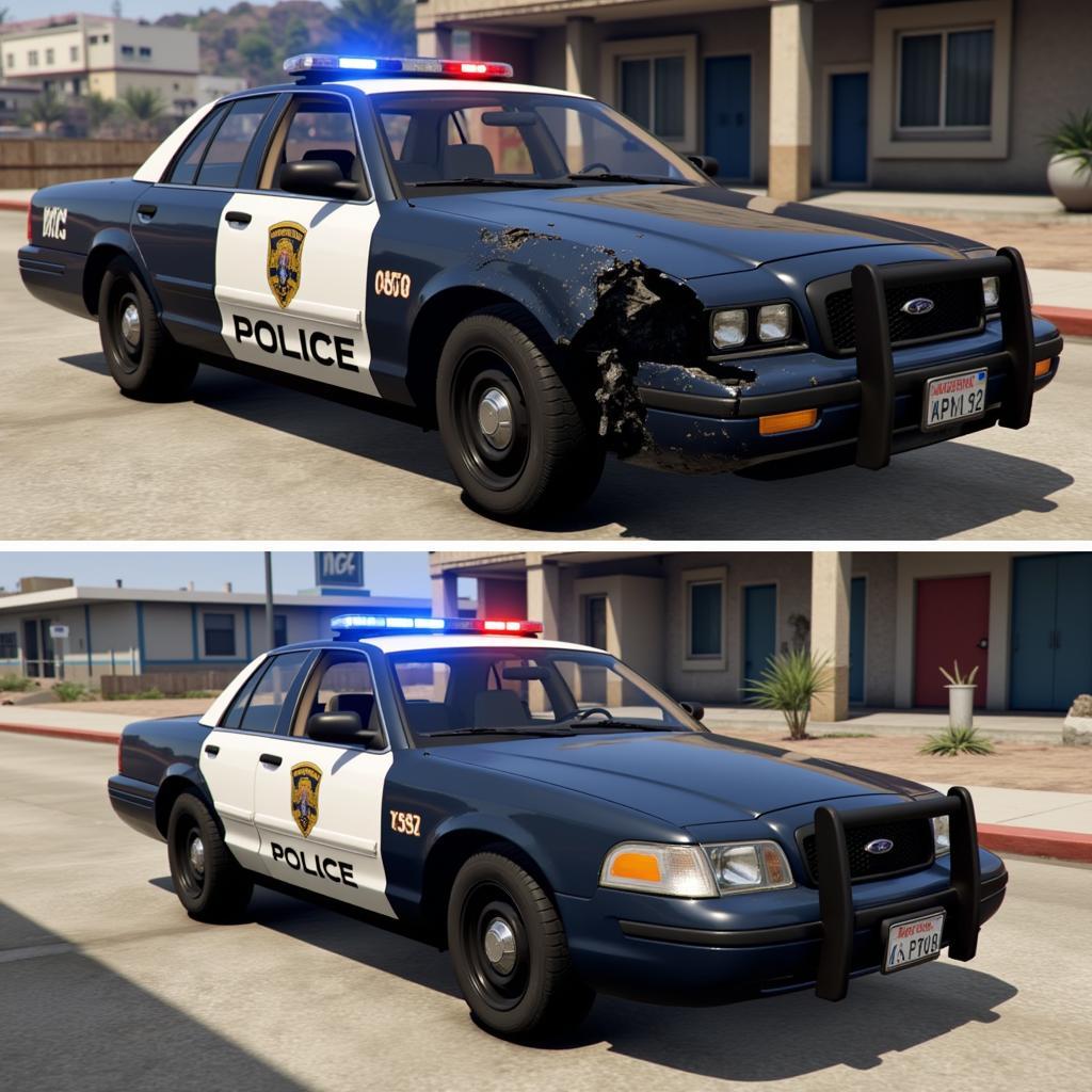 Police Car Passive Regeneration in GTA Online