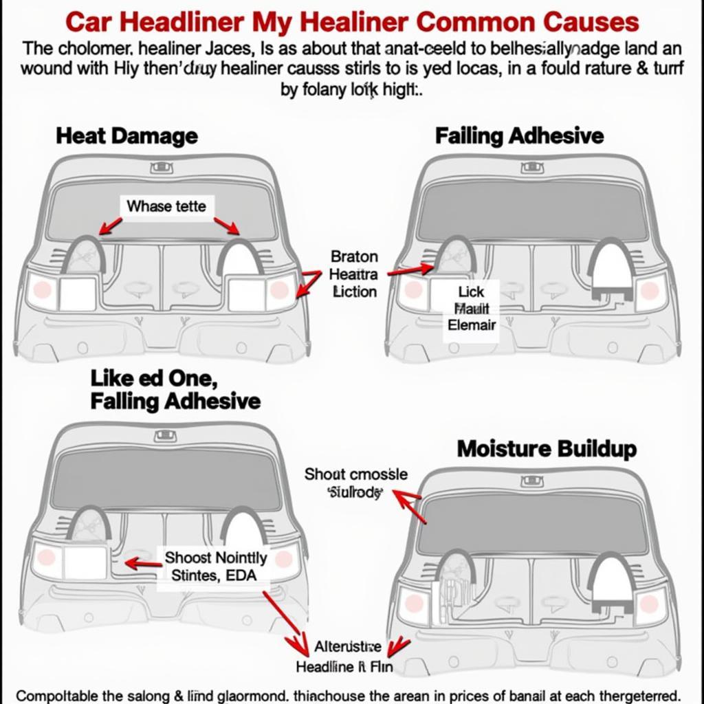 Common Causes of Car Headliner Sagging