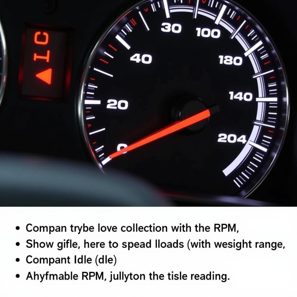 High Idle RPM Gauge