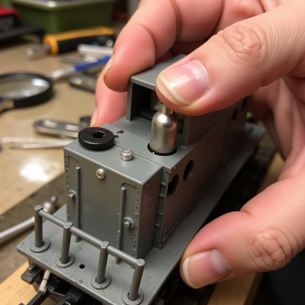 Replacing a Burned-Out Bulb in an HO Scale Searchlight Car