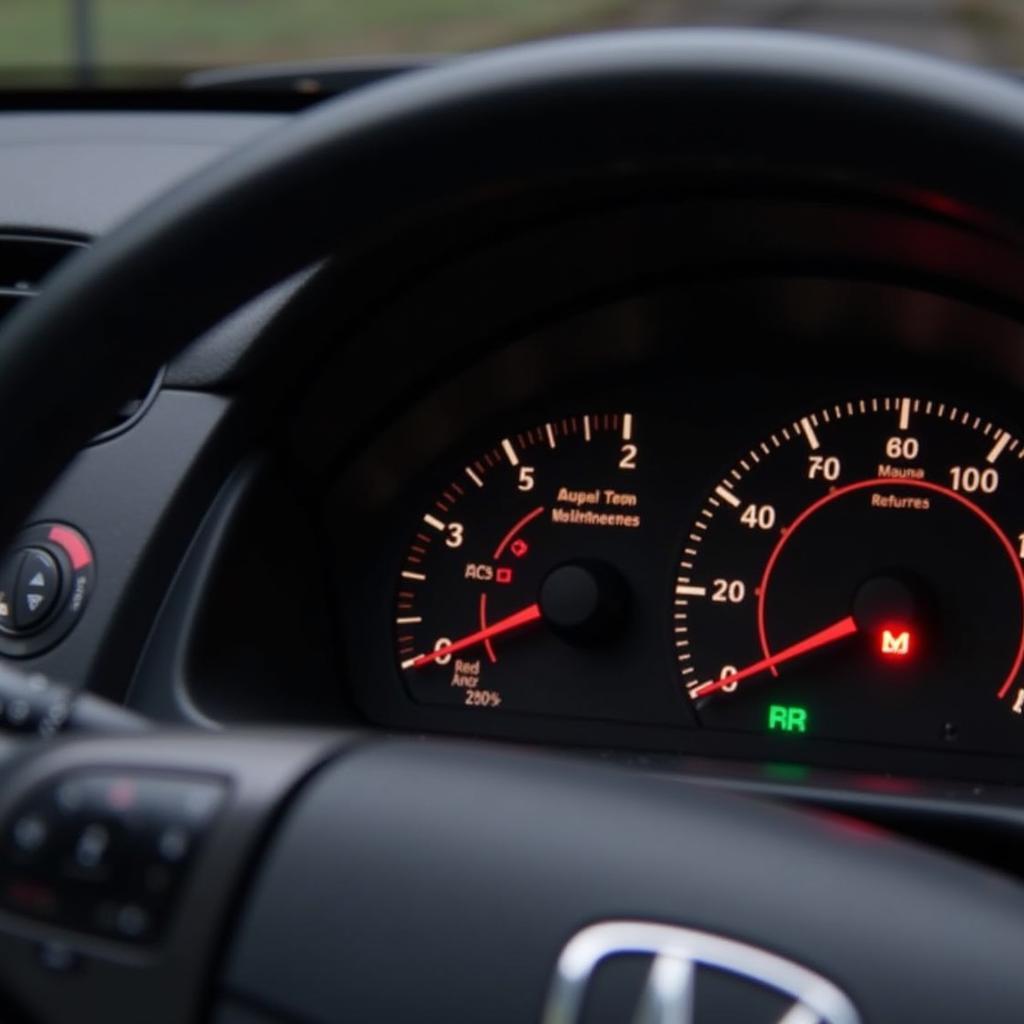 Honda Accord Maintenance Required Light on Dashboard