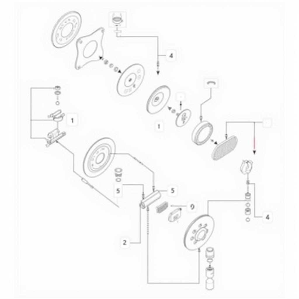 Honda Civic Brake System Components Diagram