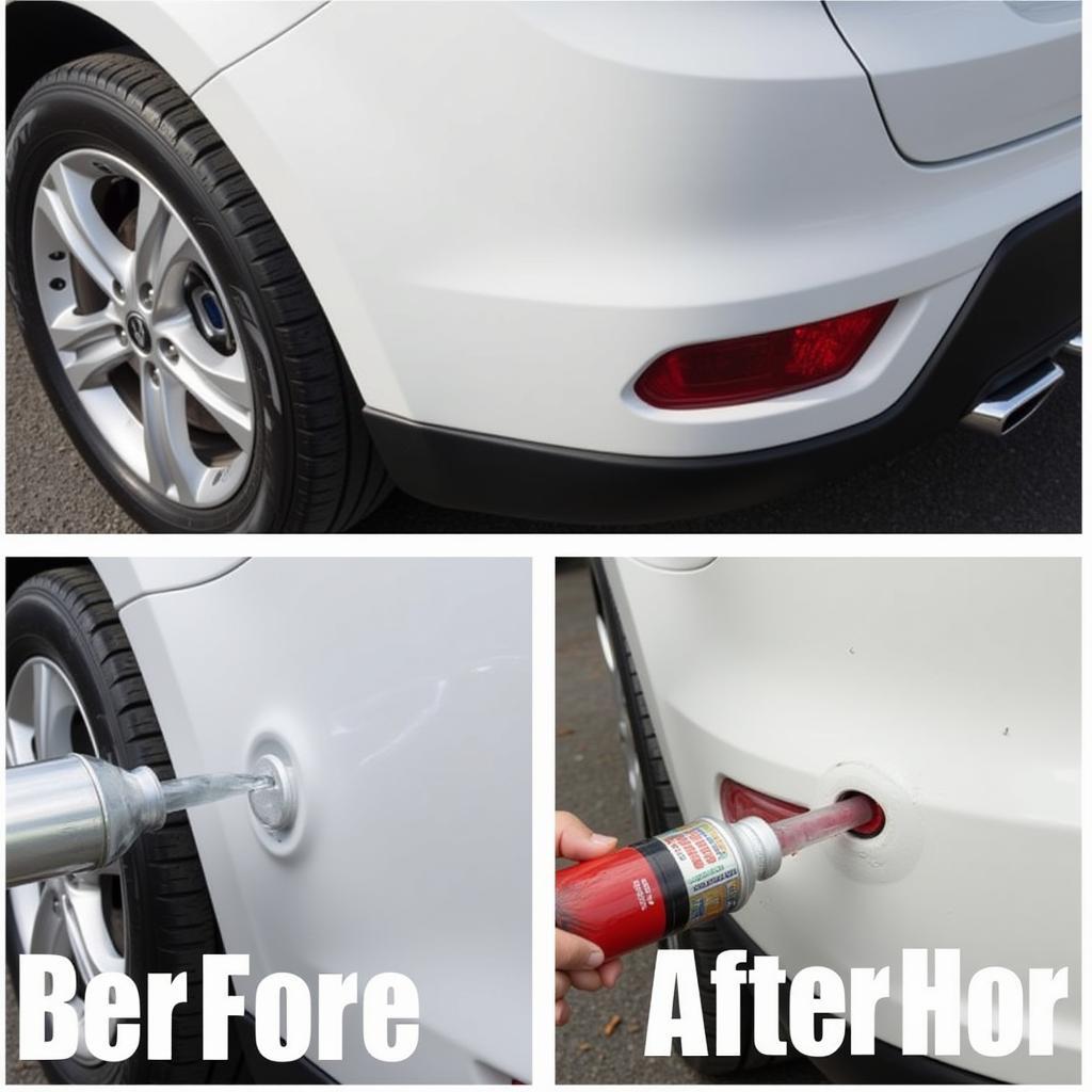 Hot Water Car Dent Repair Process