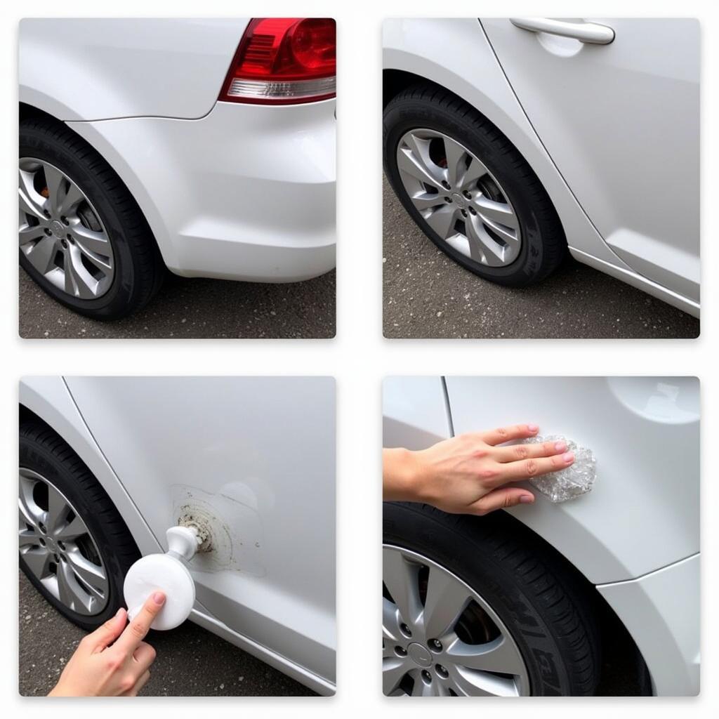 Hot Water Dent Removal Process