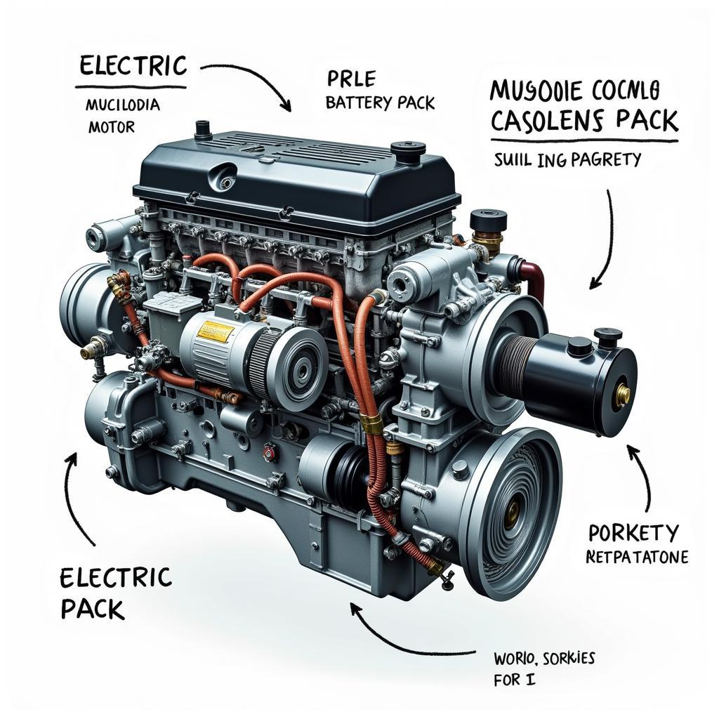 Hybrid Car Engine Components: A Detailed View