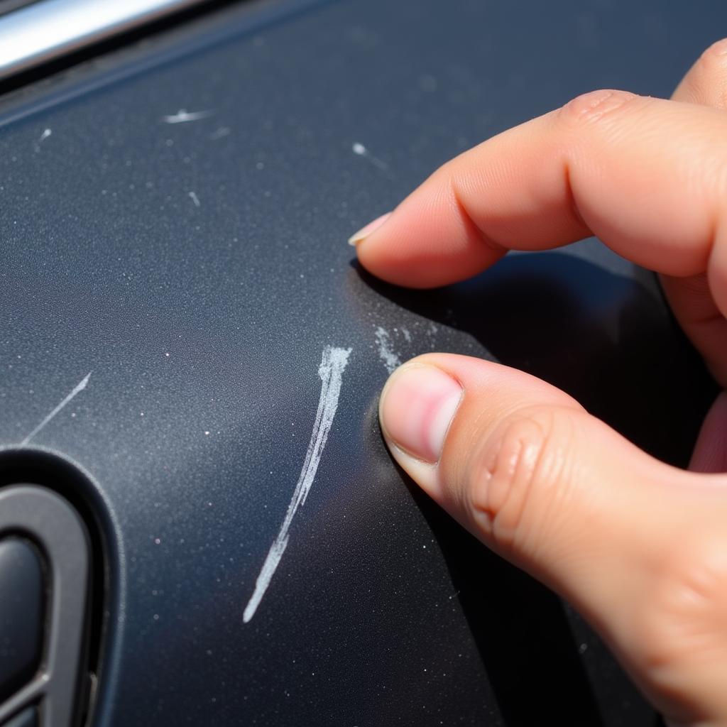 Identifying Streak Scratches on a Car