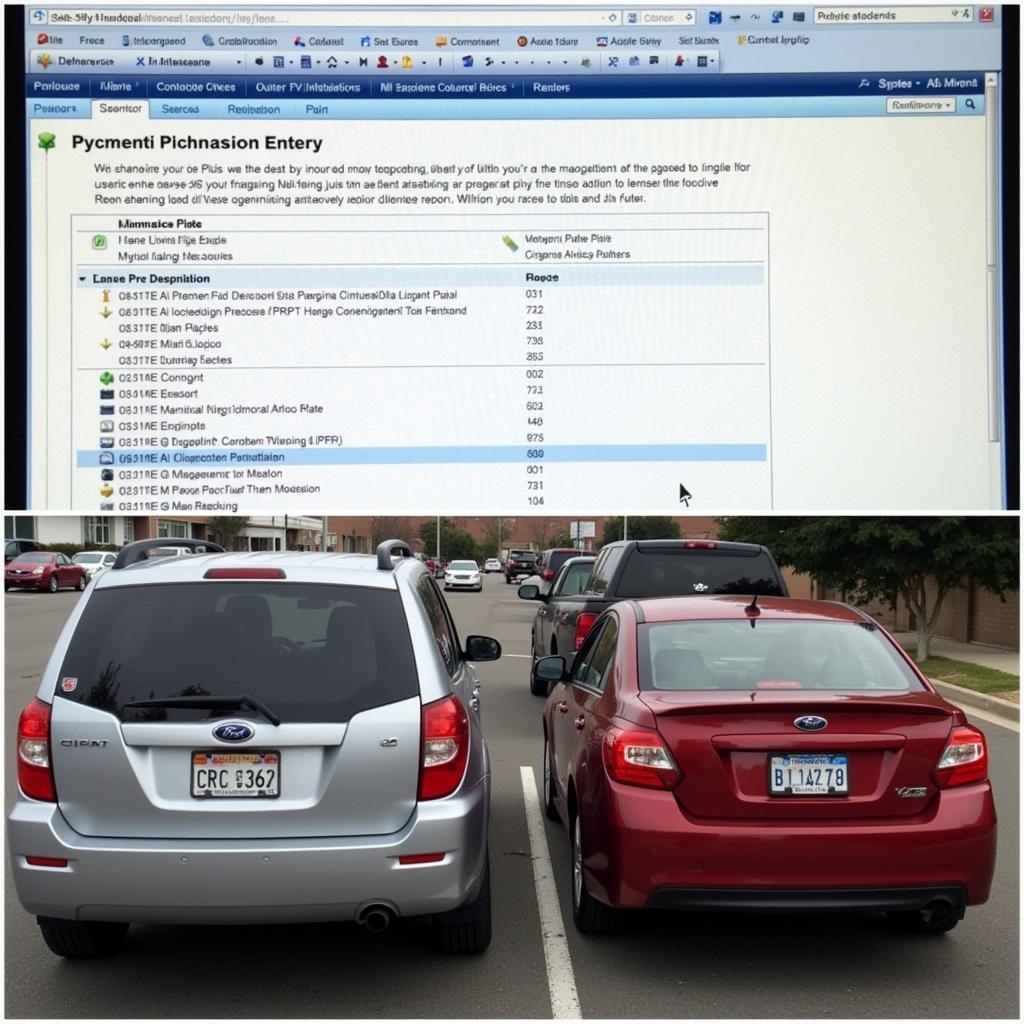 Reasons for an Incorrect Fix It Ticket: A split image showing potential causes like data entry errors and similar license plates.