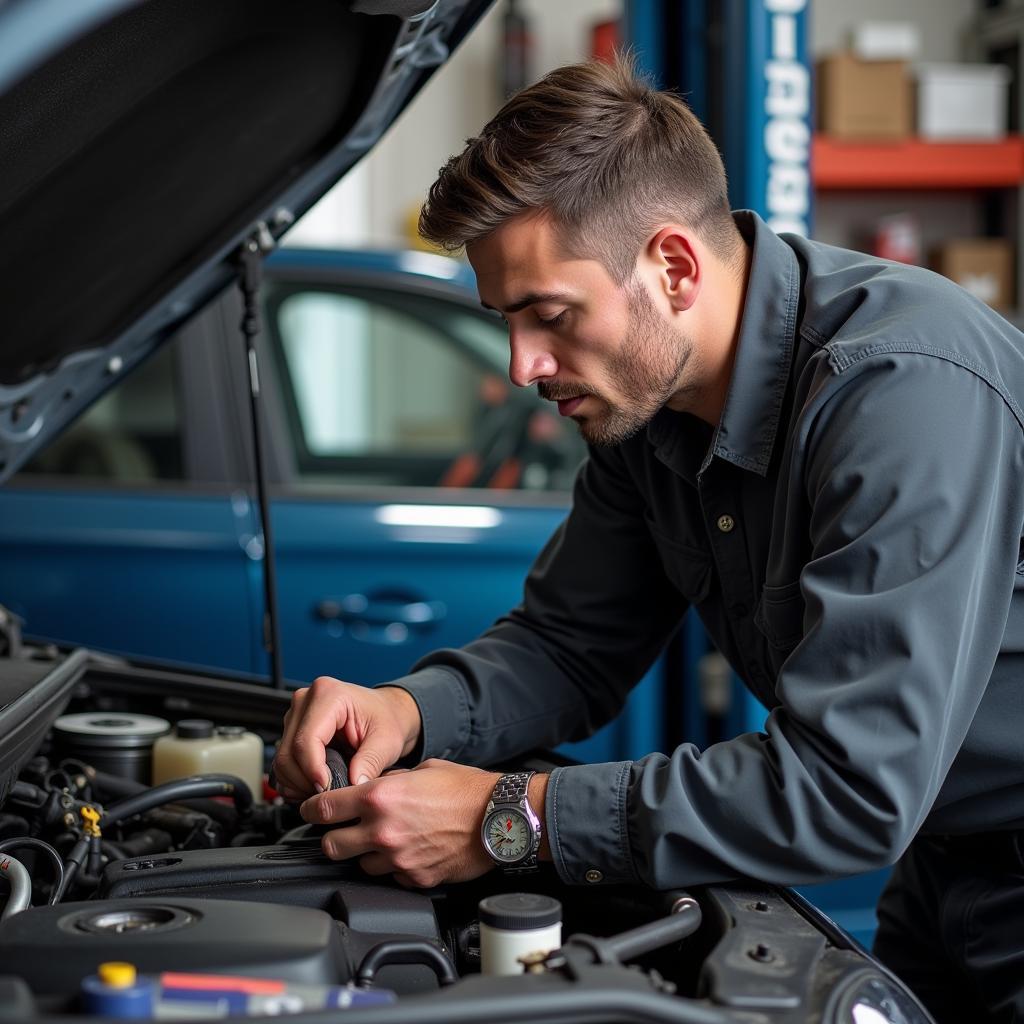 Independent Car Garage Mechanic