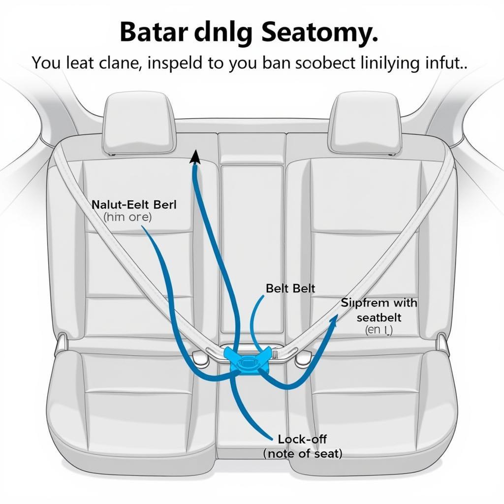 Infant Car Seat Installation with Seatbelt