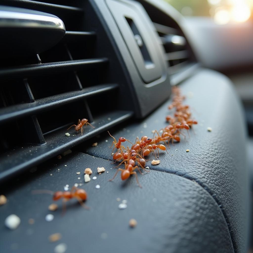 Insect Infestation in Car Interior