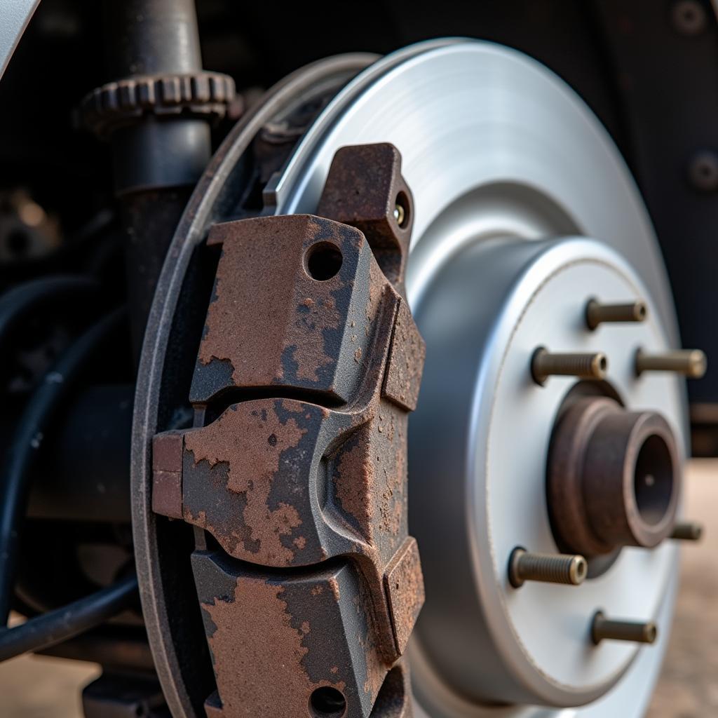 Inspecting Brake Pads for Wear