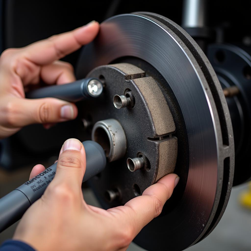 Inspecting Brake Pads for Car Maintenance