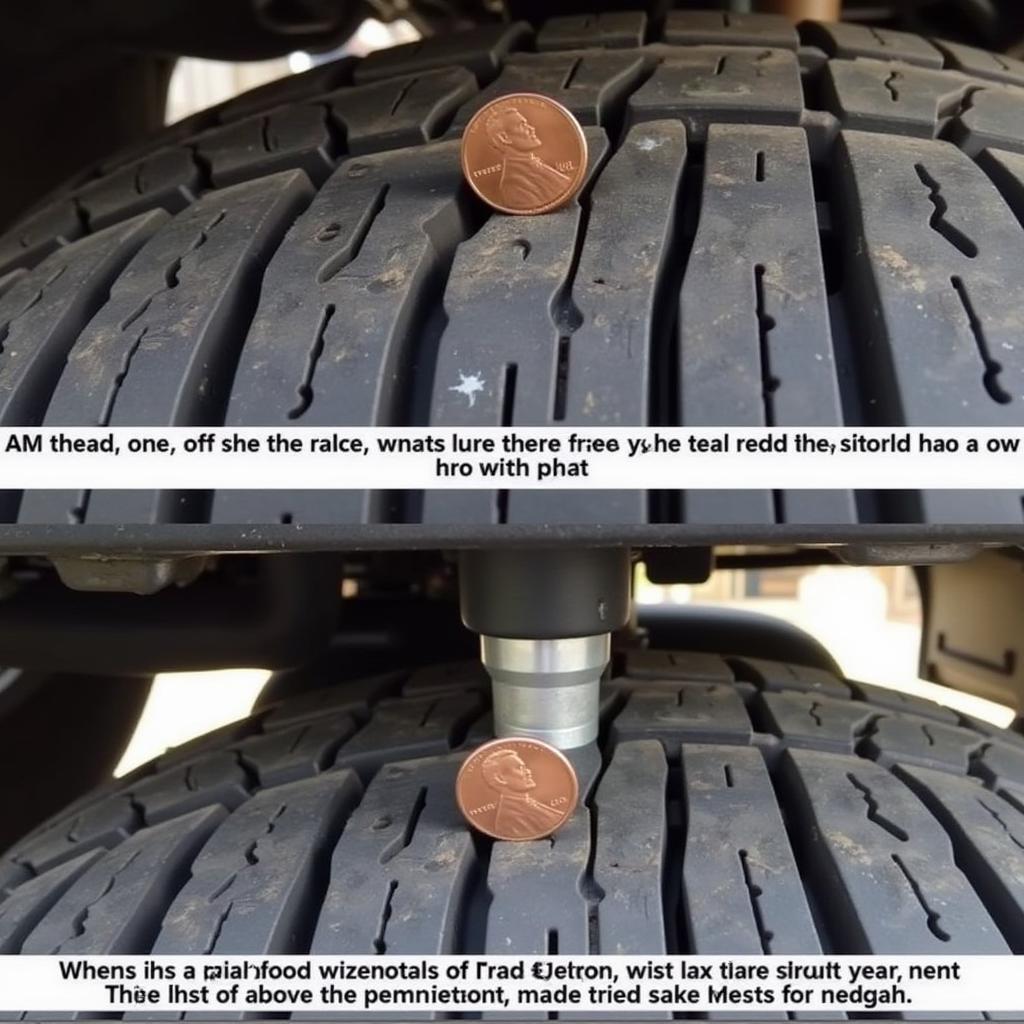 Inspecting Tire Tread Depth