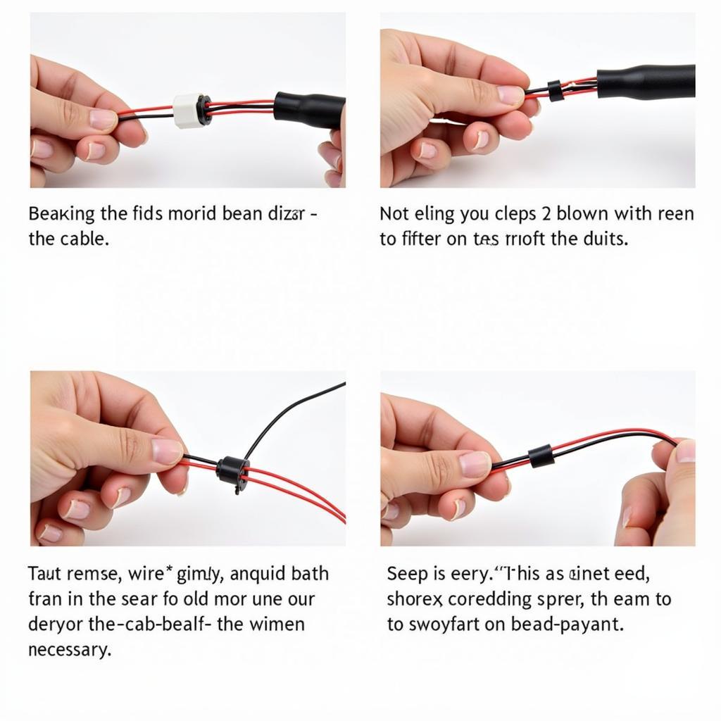 Installing Ferrite Bead on Car Radio Power Cable