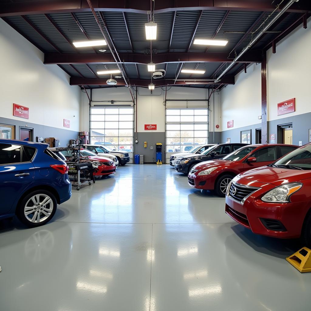 J&R Automotive Shop Interior in Crossville