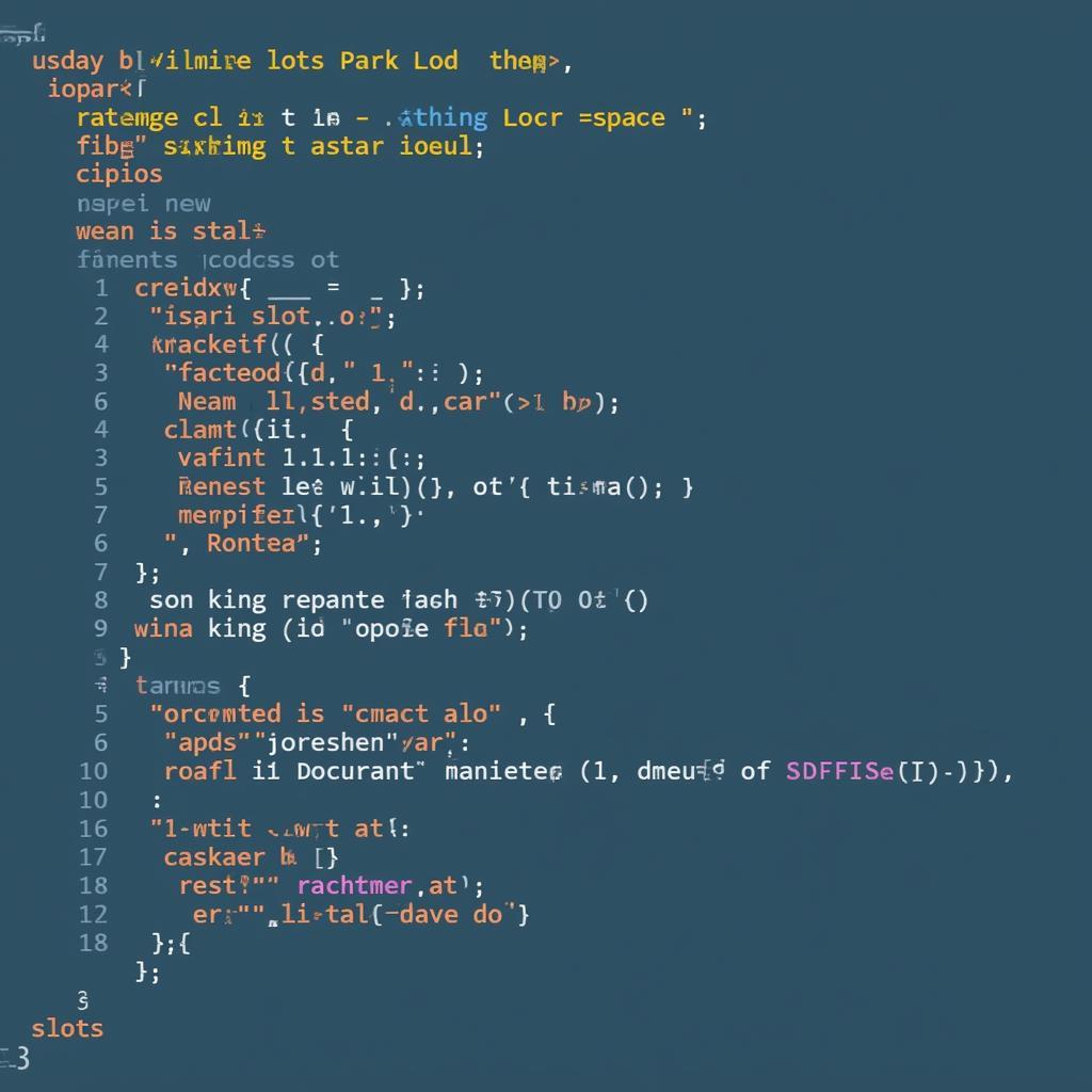 Java Code Snippet for ParkingLot Class