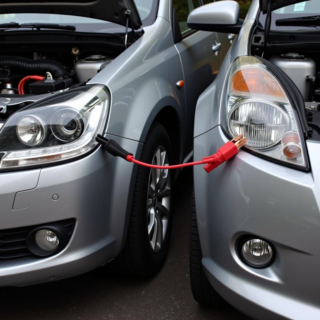 Jump Starting a Car Battery