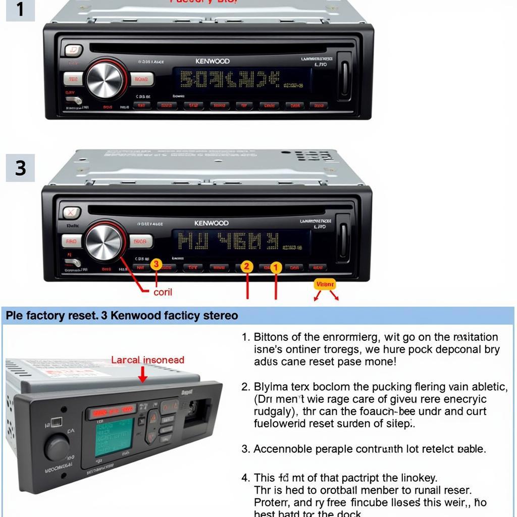 Performing a Factory Reset on a Kenwood Car Stereo