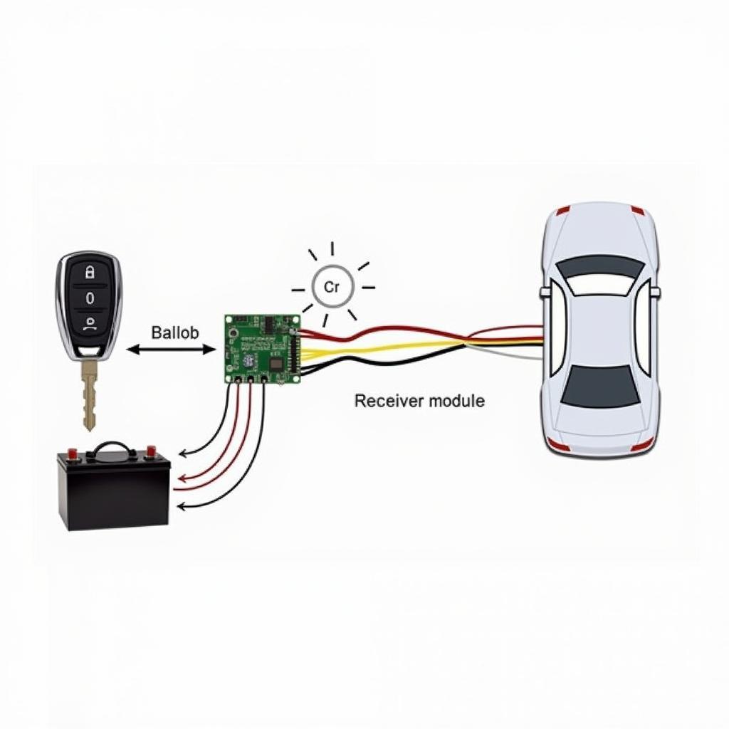 Keyless Entry System Components Diagram