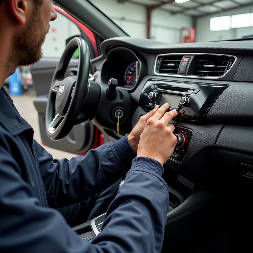 Kia Optima AC System Inspection and Maintenance